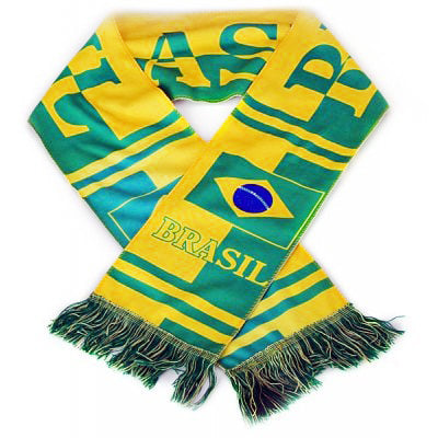 Brazil Soccer scarf