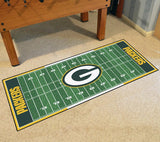 Green Bay Packers Football Field Runner - NFL