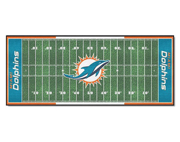 Miami Dolphins Football Field Runner - NFL