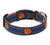 Clemson Tigers Ribbon Dog Collar (Navy) - NCAA