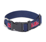 Ole Miss Rebels Ribbon Dog Collar - NCAA