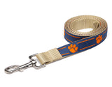 Clemson Tigers Ribbon Dog Leash (Navy) - NCAA