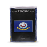 U.S. Navy Flag Fleece Blanket - 50