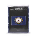 U.S. Navy Emblem Fleece Blanket - 50