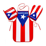 Puerto Rico Flag Kitchen & BBQ Set