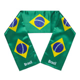 Brazil Flag Double-Sided Scarf