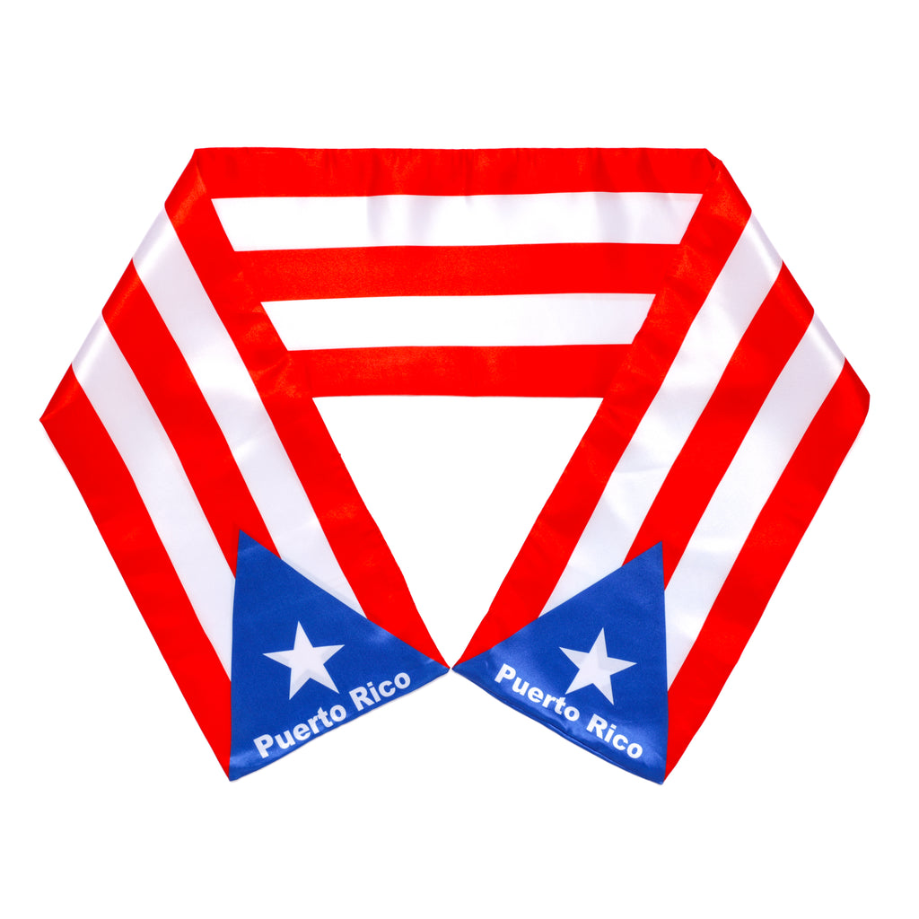 Puerto Rico Flag Double-Sided Scarf