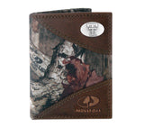 Texas Tech Red Raiders Mossy Oak Camo & Leather Concho Wallet - NCAA