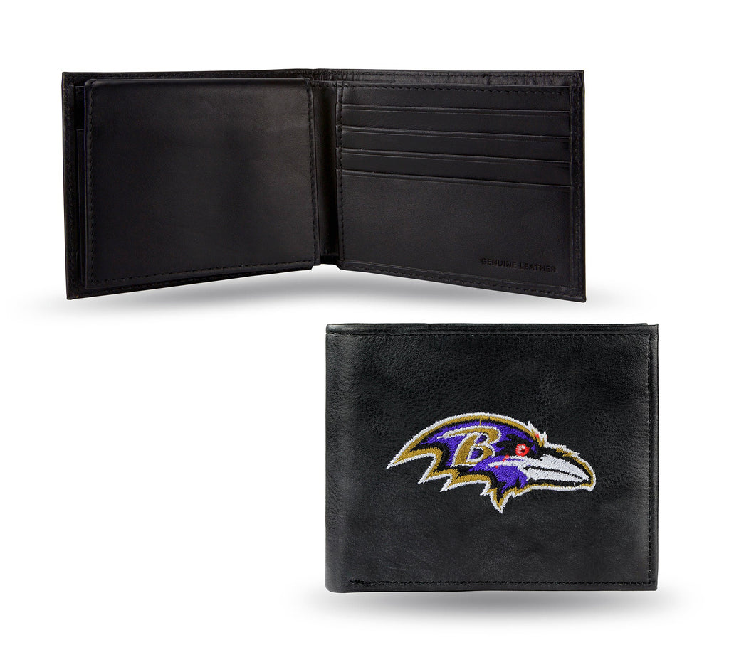 Baltimore Ravens Embroidered Bifold Wallet - NFL