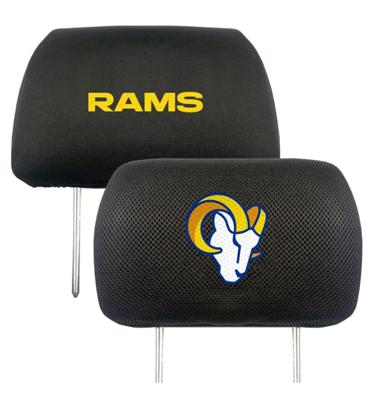 Los Angeles Rams Embroidered Headrest Covers - NFL