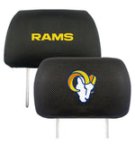 Los Angeles Rams Embroidered Headrest Covers - NFL