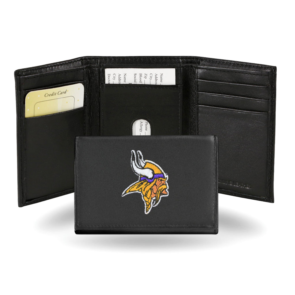 Minnesota Vikings Embroidered Trifold Wallet - NFL