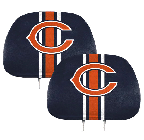 Chicago Bears Printed Headrest Covers - NFL