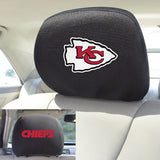 Kansas City Chiefs Embroidered Headrest Covers - NFL