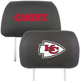 Kansas City Chiefs Embroidered Headrest Covers - NFL