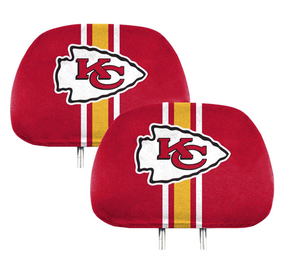 Kansas City Chiefs Printed Headrest Covers - NFL