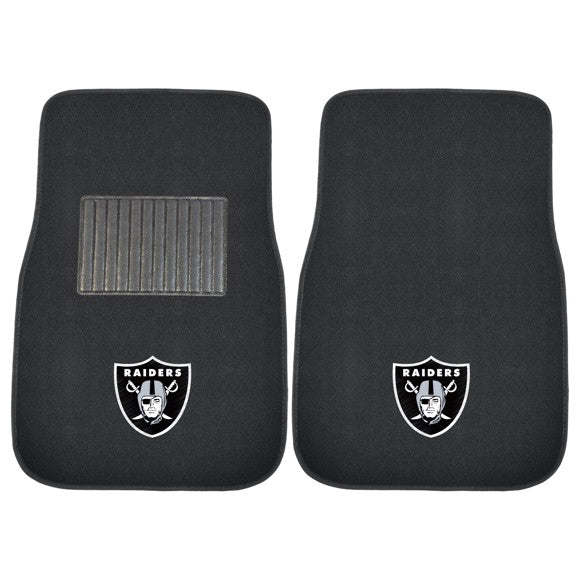 Las Vegas Raiders Embroidered Car Mat Set - NFL