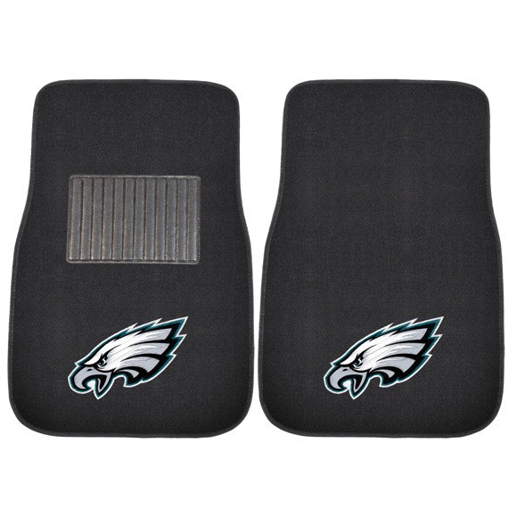 Philadelphia Eagles Embroidered Car Mat Set - NFL