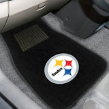 Pittsburgh Steelers Embroidered Car Mat Set - NFL