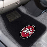 San Francisco 49ers Embroidered Car Mat Set - NFL