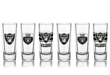 Las Vegas Raiders Shot Glass Set - NFL