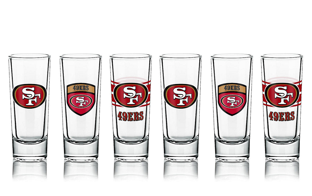 San Francisco 49ers Shot Glass Set - NFL