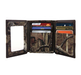 Virginia Cavaliers Mossy Oak Camo & Leather Concho Wallet - NCAA