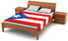 Puerto Rico Flag Fleece Blanket 80"x50" - Fuzzy Flags™